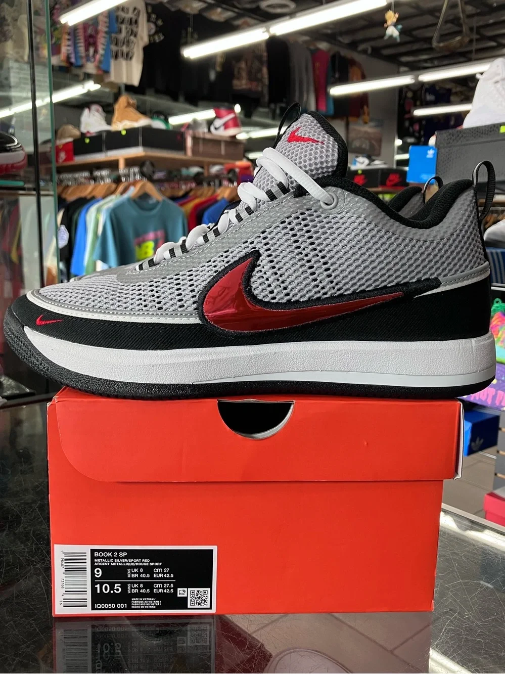 Nike Book 2 Spiridon Sport Red Size 9